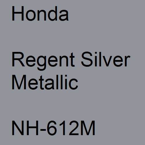 Honda, Regent Silver Metallic, NH-612M.